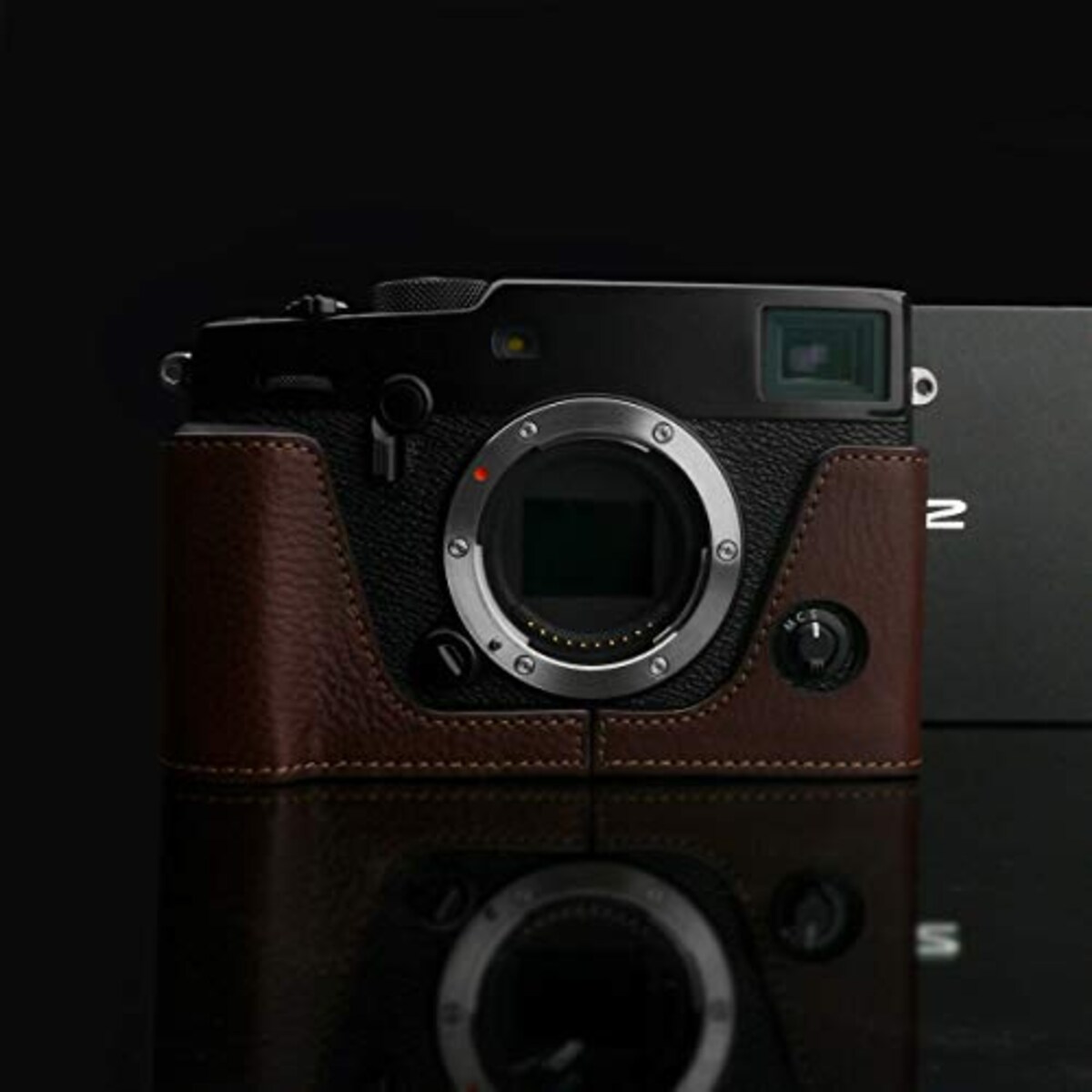  GARIZ FUJIFILM X-Pro3用 本革カメラケース XS-CHXP3BR ブラウン画像3 