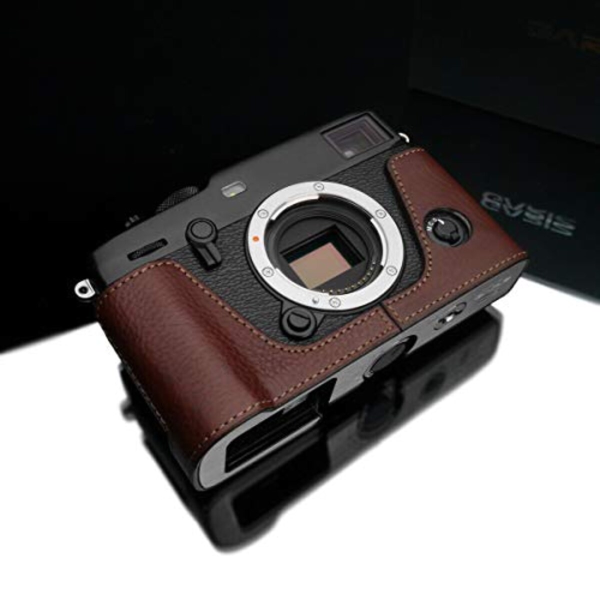  GARIZ FUJIFILM X-Pro3用 本革カメラケース XS-CHXP3BR ブラウン画像6 