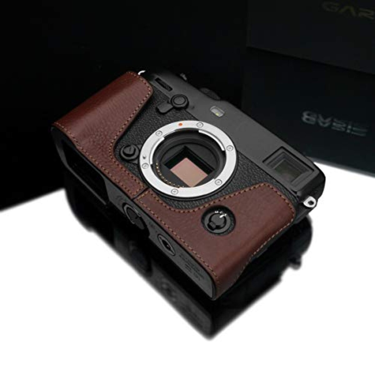  GARIZ FUJIFILM X-Pro3用 本革カメラケース XS-CHXP3BR ブラウン画像7 