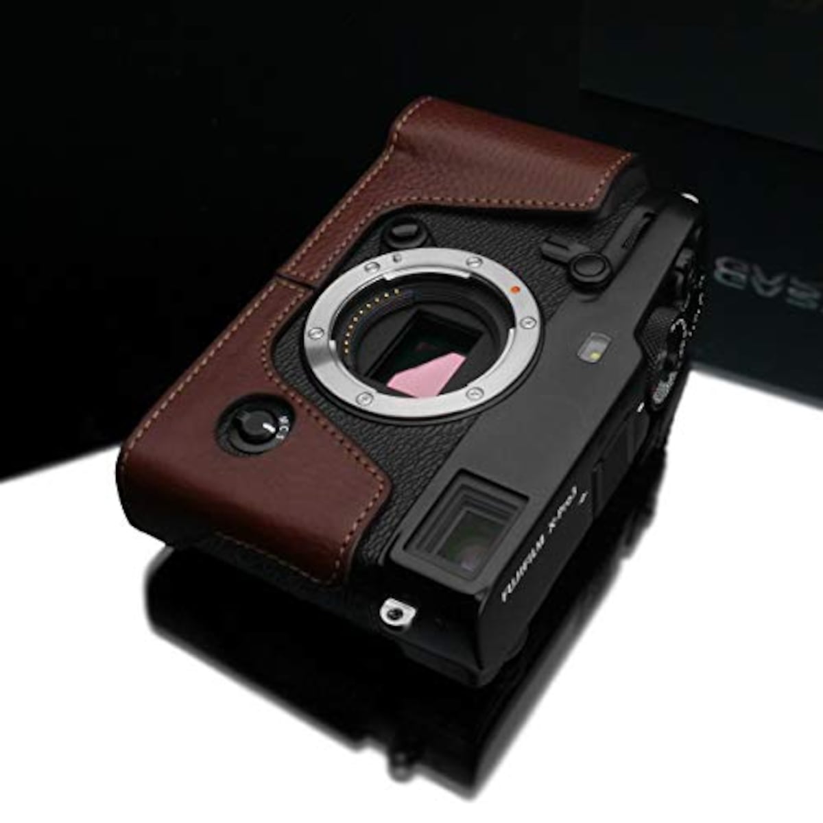  GARIZ FUJIFILM X-Pro3用 本革カメラケース XS-CHXP3BR ブラウン画像9 