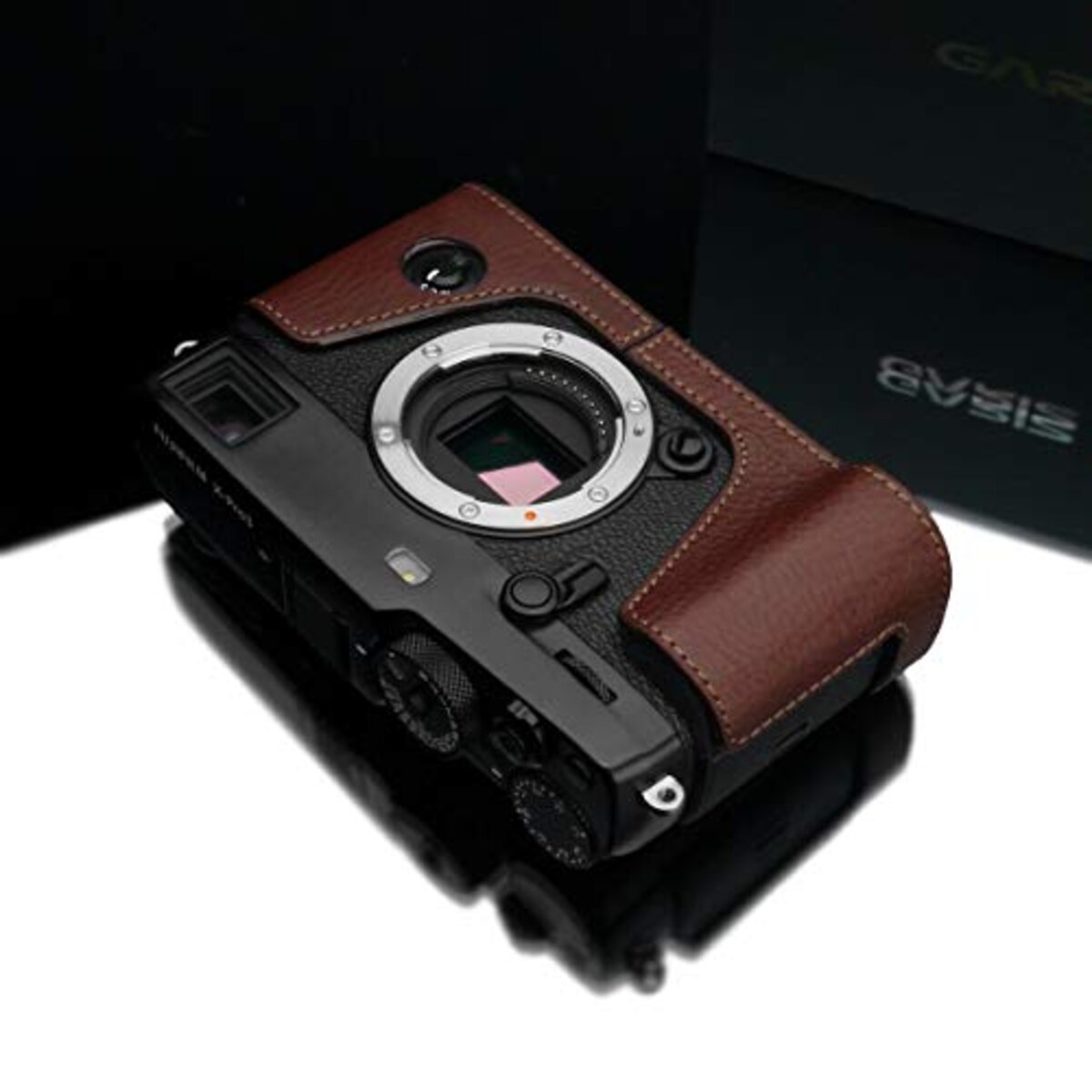  GARIZ FUJIFILM X-Pro3用 本革カメラケース XS-CHXP3BR ブラウン画像10 