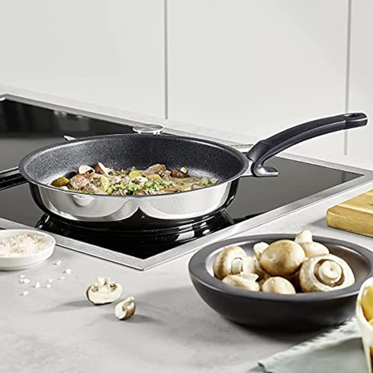  フィスラー (Fissler) フライパン 20cm IH対応 アダマント プレミアム ガス火/IH対応 ドイツ製 コーディング 焦げ付かない 【日本正規販売品】 138-105-20-100-A ブラック画像9 