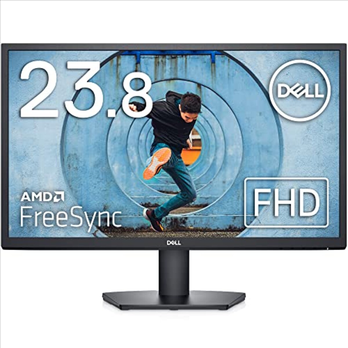 【Amazon.co.jp限定】Dell SE2422H 23.8インチ モニター ディスプレイ (3年間交換保証/FHD/VA 非光沢/HDMI D-Sub15ピン/傾き調整/AMD FreeSync)