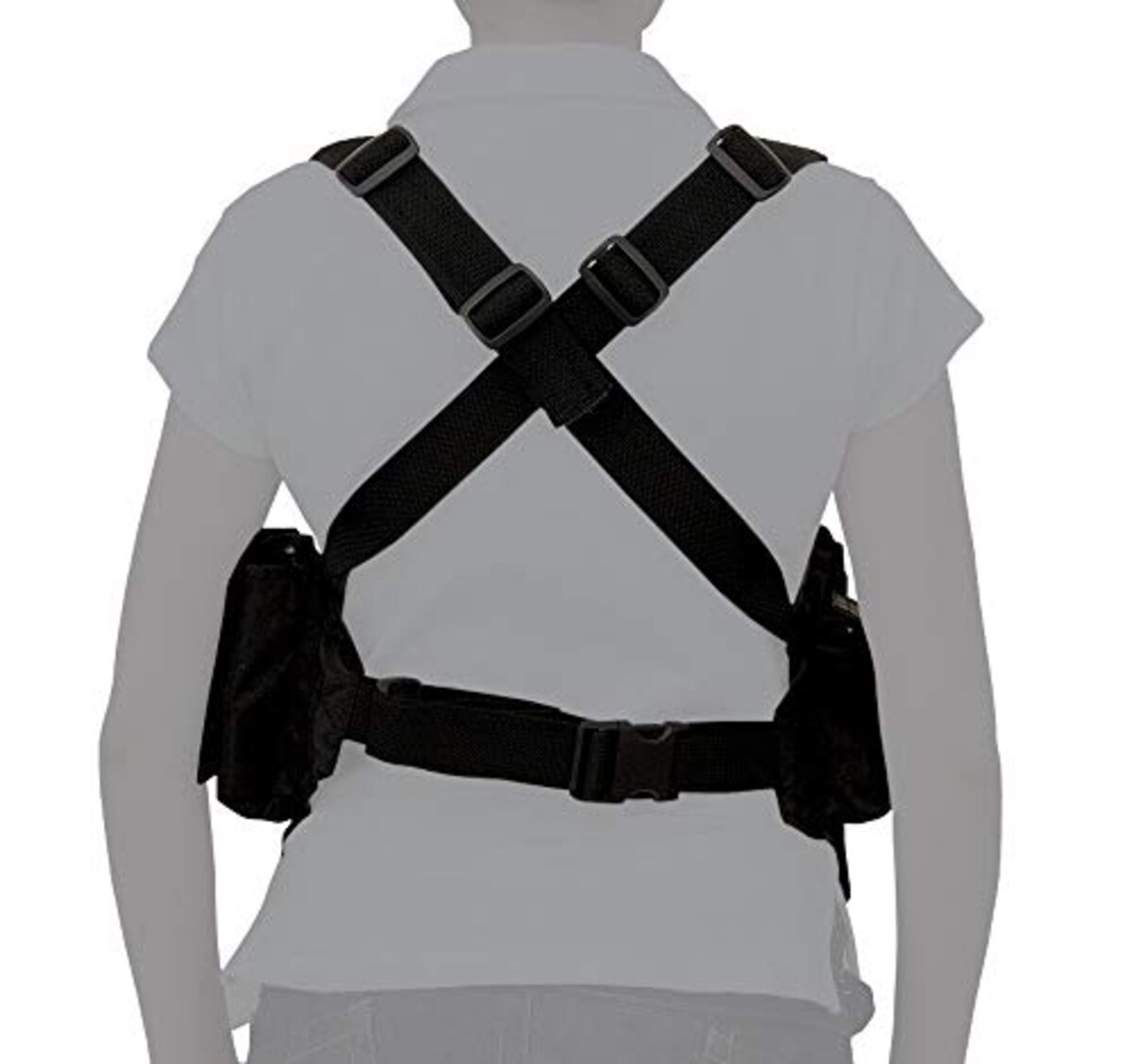  【国内正規品】newswear ニューズウェア ウィメンズデジタルチェストベスト ブラック 511761画像3 