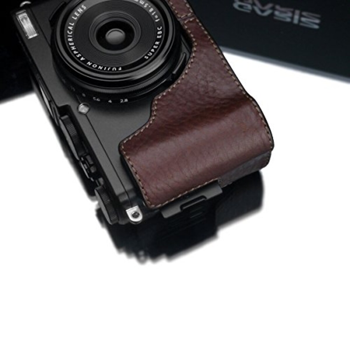  GARIZ FUJIFILM X70用 本革カメラケース XS-CHX70BR ブラウン画像10 