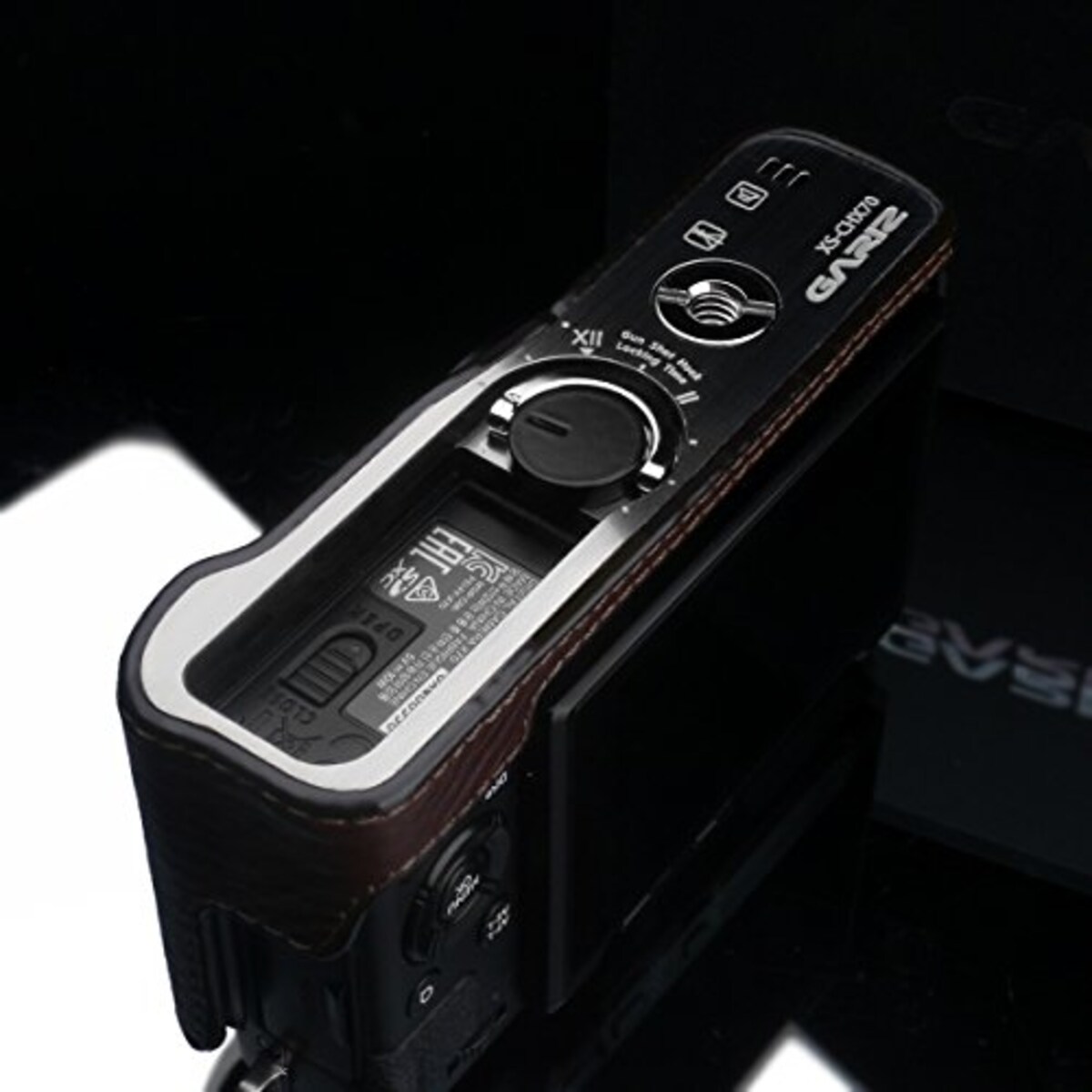  GARIZ FUJIFILM X70用 本革カメラケース XS-CHX70BR ブラウン画像11 