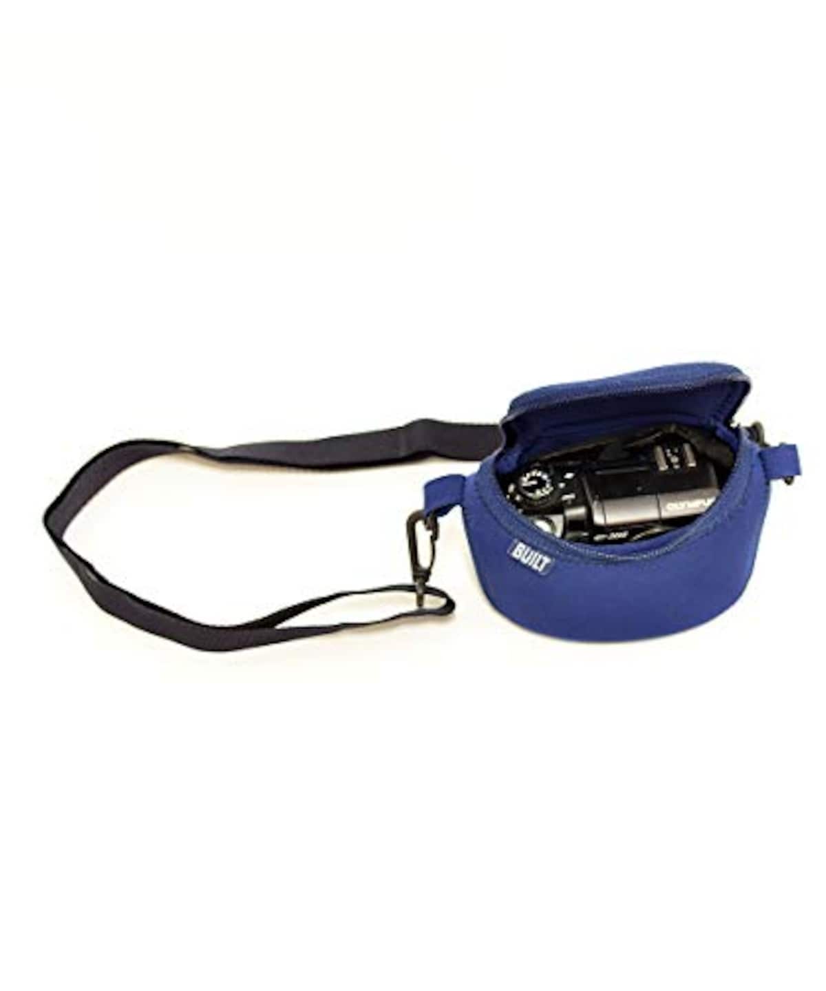 BUILT 旅行用品・旅行小物 ネイビー W17×D10×H12cm SOFTSHELLカメラケース ラージ ネイビー 7844画像2