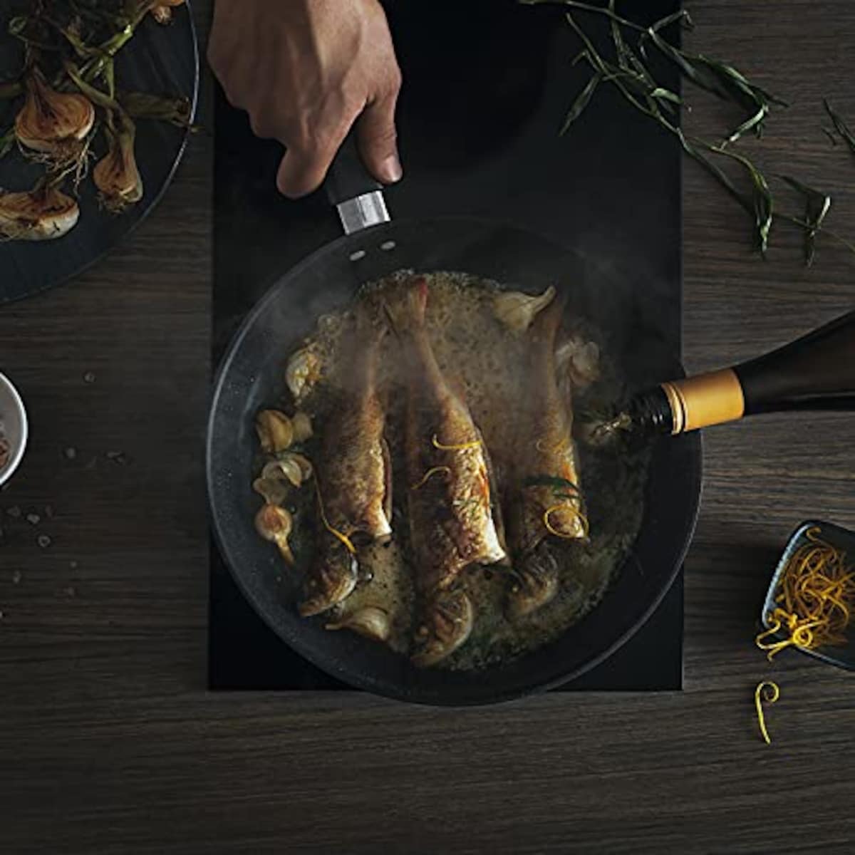  【正規輸入品】フィスカース (FISKARS) フライパン IH対応 ガス対応 24cm フッ素加工 ノンスティック 「ハードフェイス」 1052222画像3 