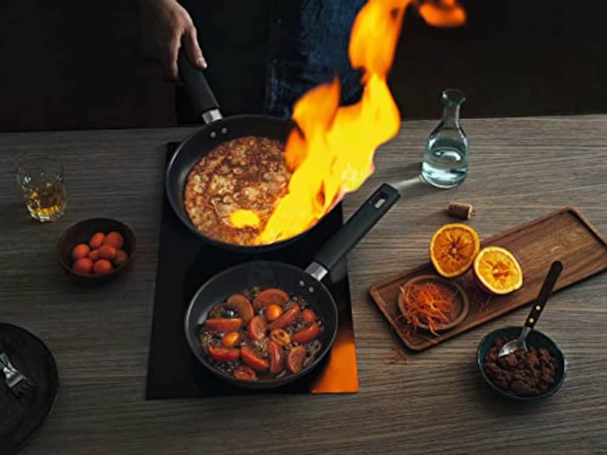  【正規輸入品】フィスカース (FISKARS) フライパン IH対応 ガス対応 24cm フッ素加工 ノンスティック 「ハードフェイス」 1052222画像9 