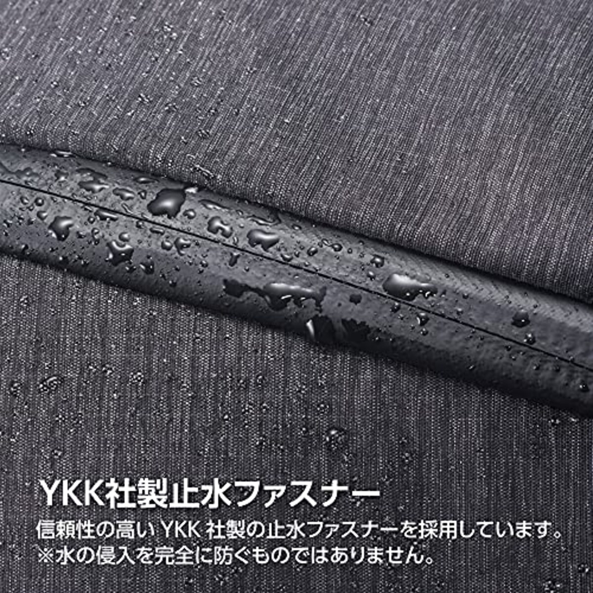  ハクバ 【Amazon.co.jp限定】HAKUBA カメラバッグ LUXXe(ラグゼ) GRID ジップマルチポーチ Mサイズ ブラック SPECTRAファイバー×CORDURAファブリック YKKファスナー採用 撥水 AMZSLX-GMPMBK画像7 