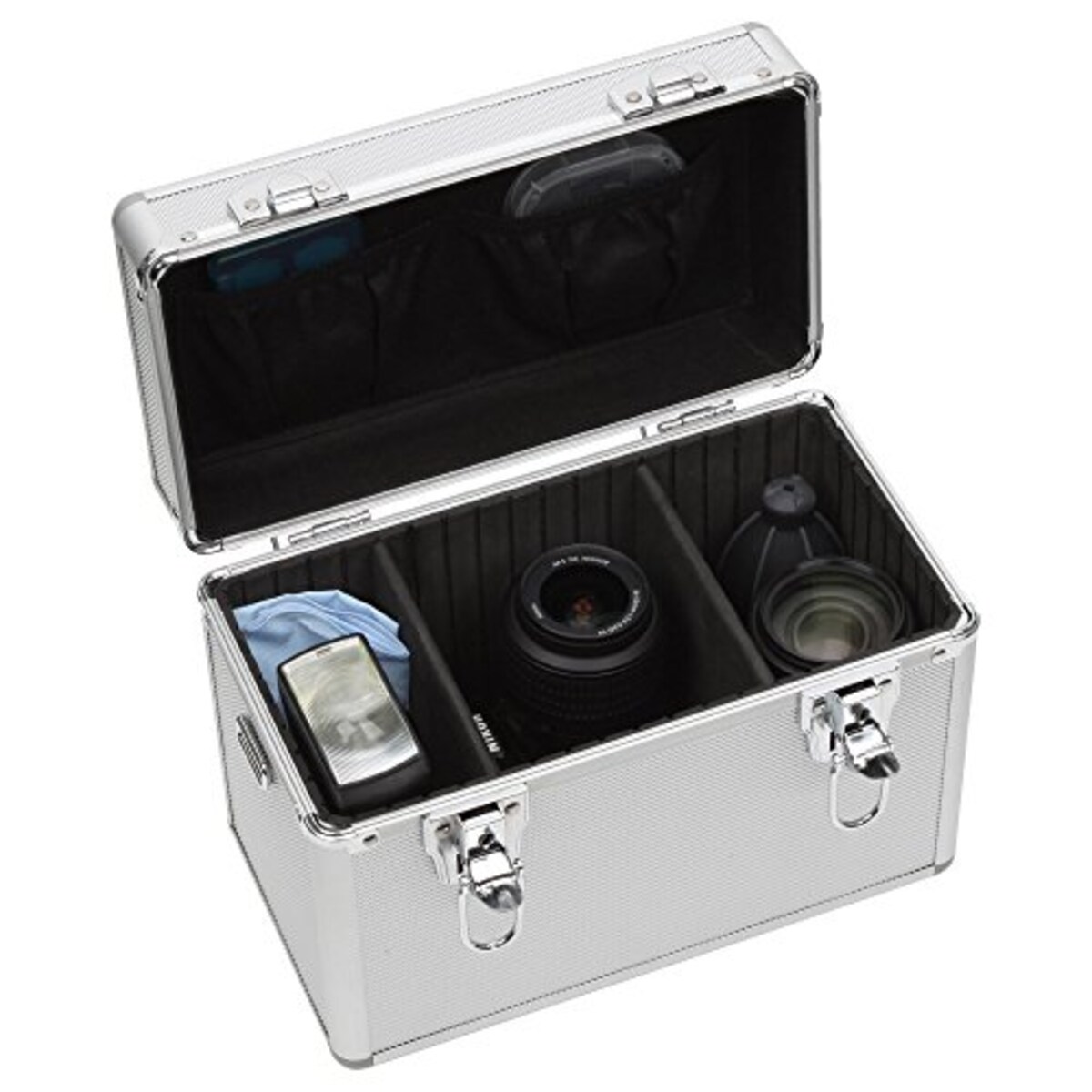  ハクバ HAKUBA ハードケース アルミケース AC-02 ボックスS 7L ショルダーベルト付 シルバー ALC-AC02-S画像6 