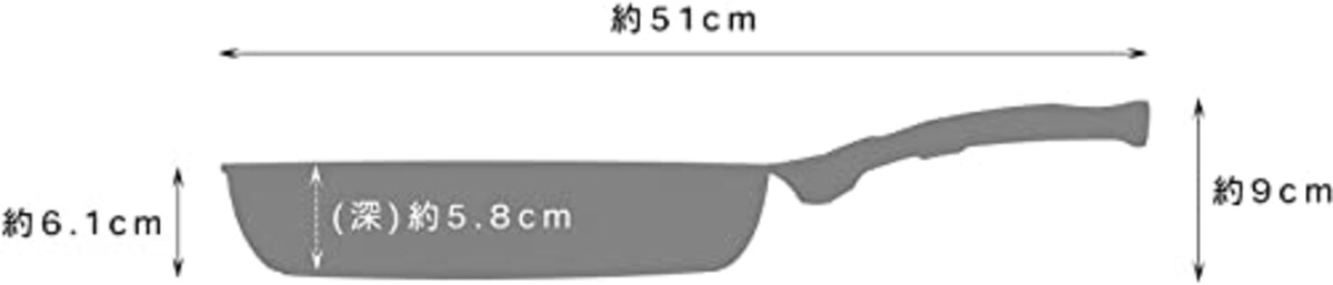  タフコ フライパン 30cm 軽量ダイヤモンドマーブルキャスト フライパン ネオ F-7205画像2 