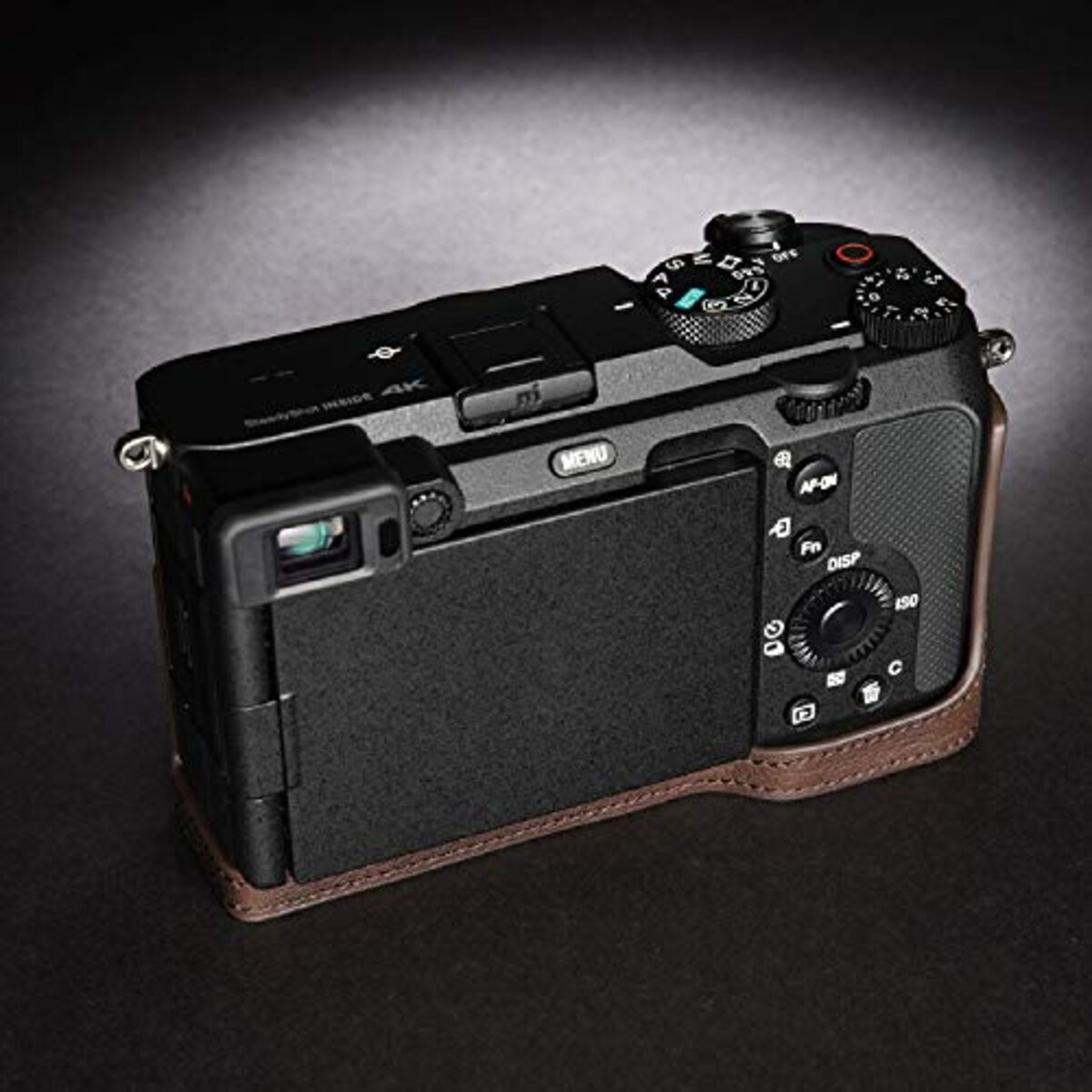  TP Original SONY α7C 用 ボディーハーフケース ダークブラウン画像3 