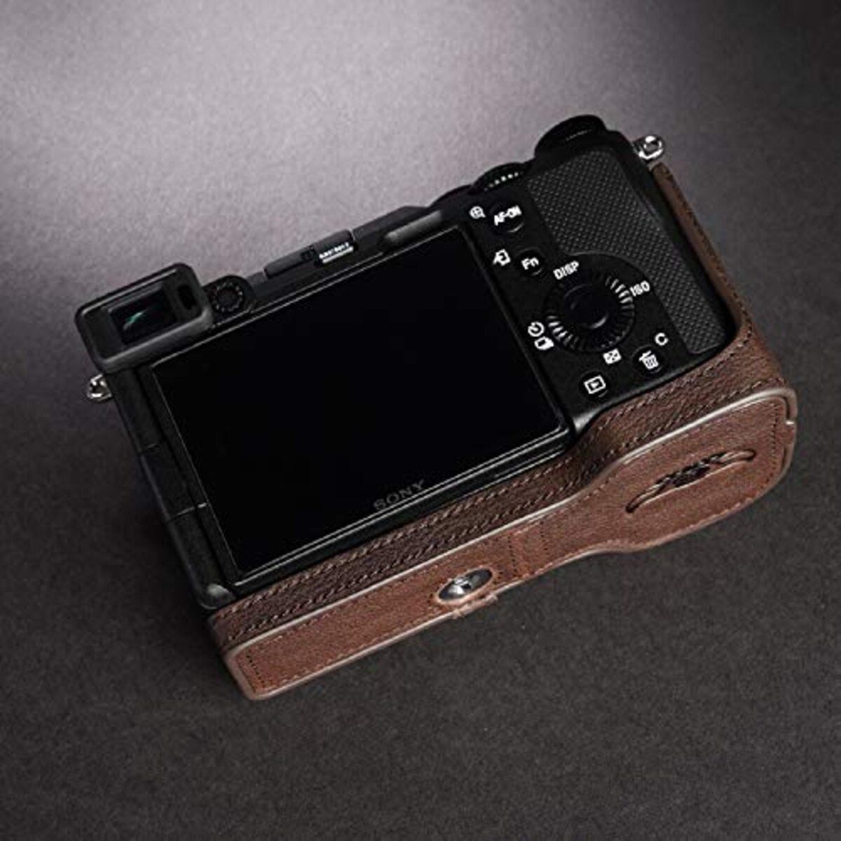  TP Original SONY α7C 用 ボディーハーフケース ダークブラウン画像11 