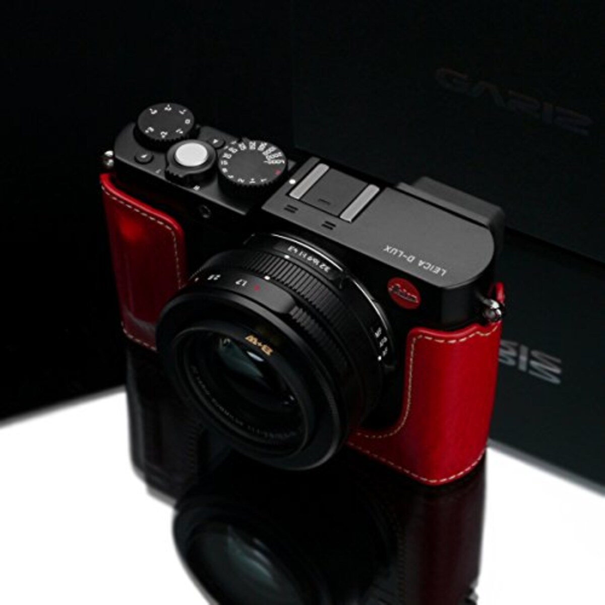  GARIZ Leica D-LUX (Typ109)用 本革カメラケース HG-DLUXR レッド画像3 