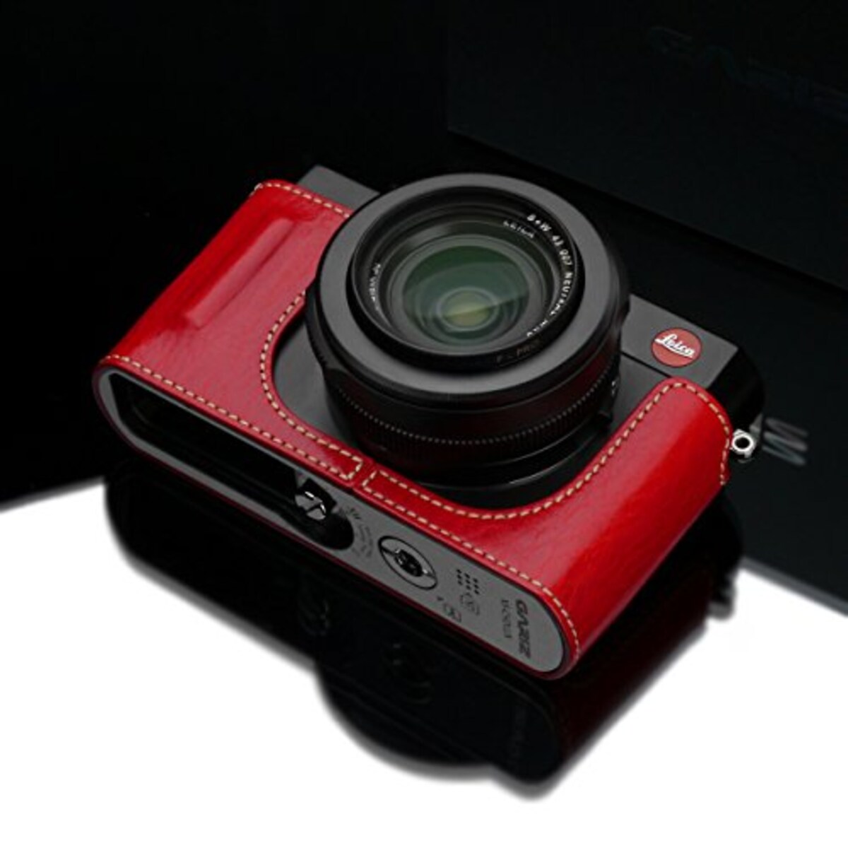  GARIZ Leica D-LUX (Typ109)用 本革カメラケース HG-DLUXR レッド画像5 