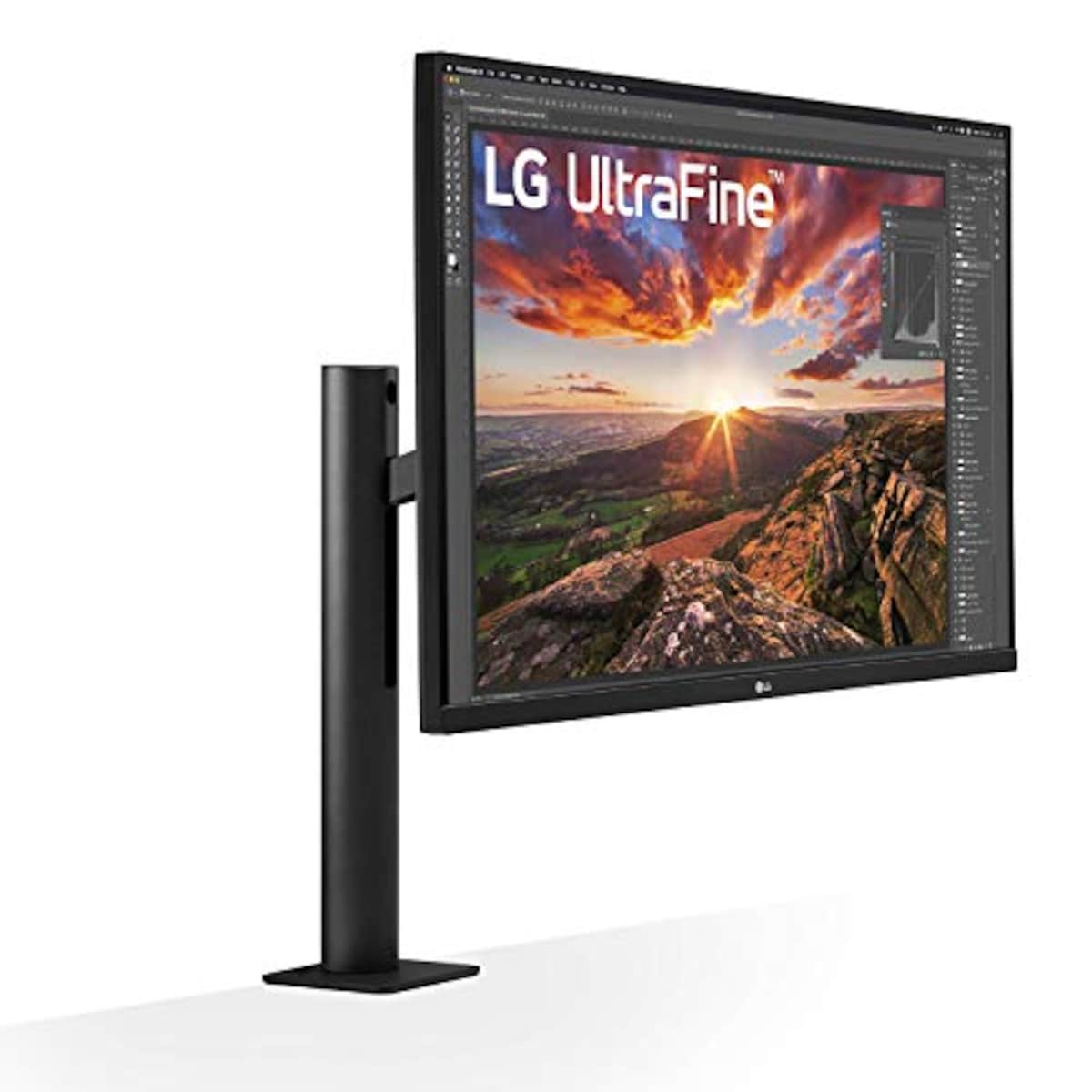  LG エルゴノミクス スタンド モニター ディスプレイ 32UN880-B 31.5インチ/4K/HDR/IPS非光沢/USB Type-C,HDMI×2、DP/FreeSync/スピーカー/チルト,スイベル,高さ調節,ピボット対応/フリッカーセーフ,ブルーライト低減/3年安心・無輝点保証画像3 