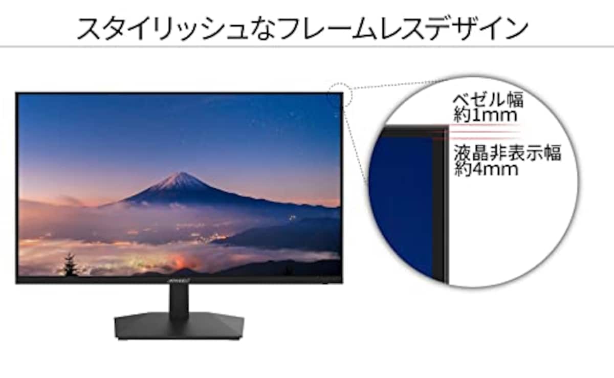  【Amazon.co.jp限定】JAPANNEXT IPSパネル搭載23.8インチ フルHD解像度(1920 x 1080) USB-C給電対応液晶モニターJN-IPS238FHDR-C65W HDMI USB-C(65W給電) KVM機能画像9 