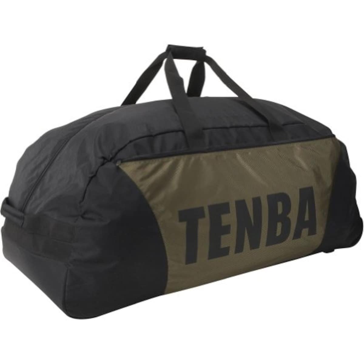 TENBA カートバッグ シュートアウト 多目的ダッフル ローラー付 ブラック/オリーブ 632-901