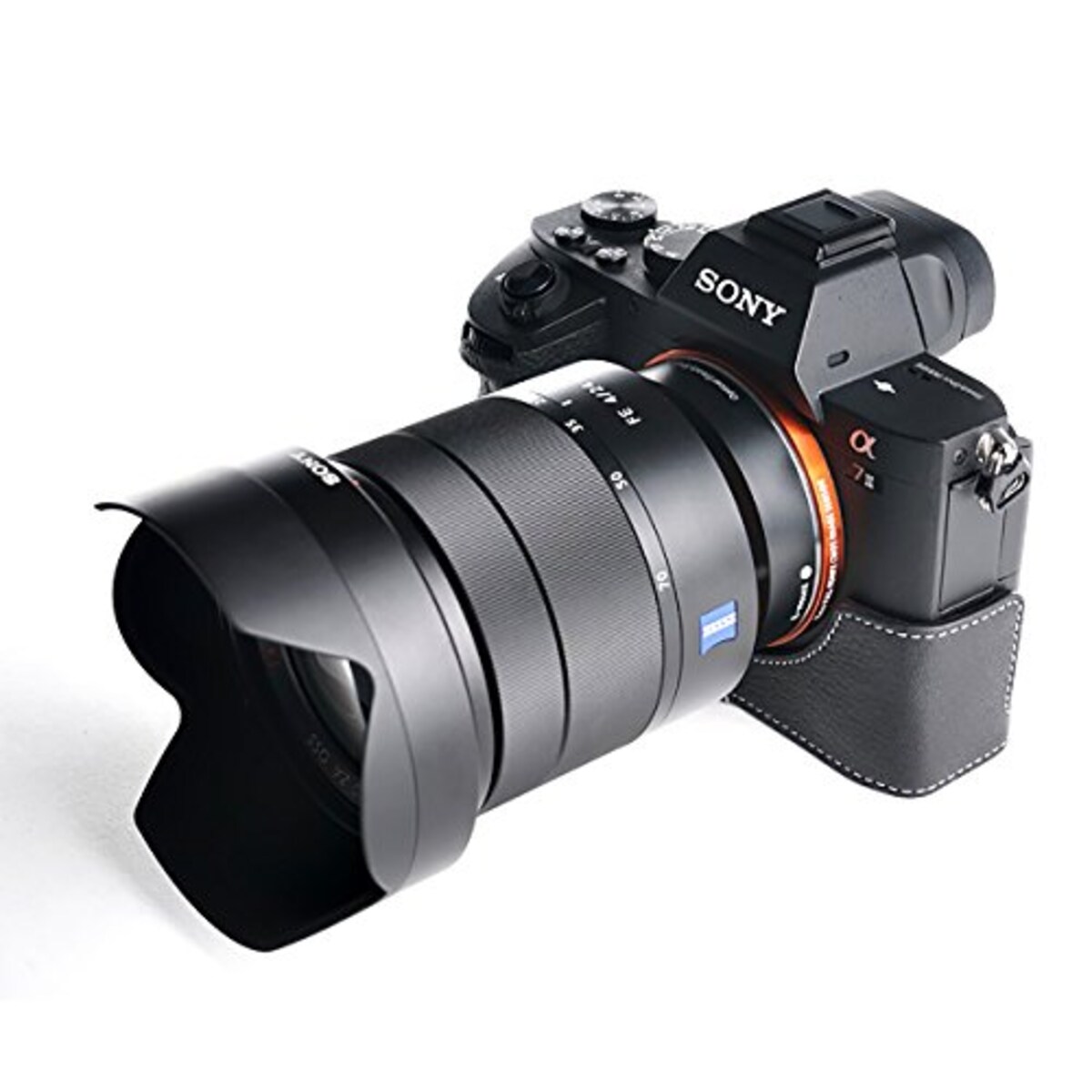  TP Original SONY α7II用 ボディーハーフケース ブラック画像2 