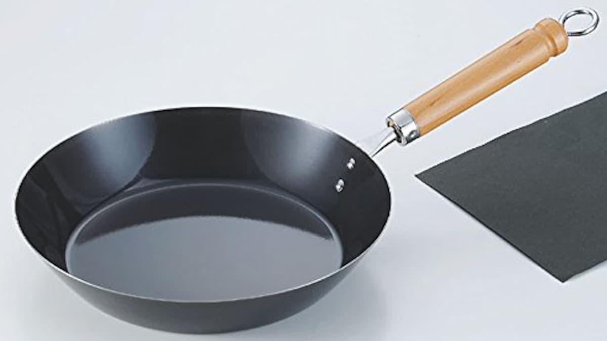  サミット工業 鉄なべ流 フライパン 24cm ブラック画像2 