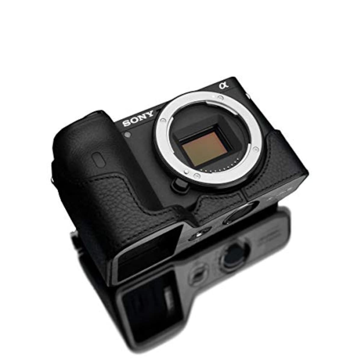 GARIZ SONY α6600 用 本革カメラケース XS-CHA6600BK ブラック