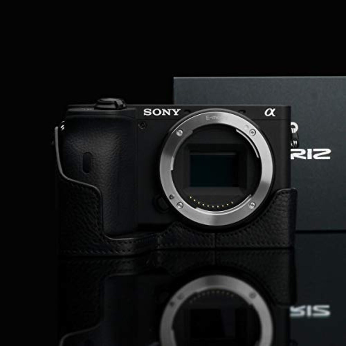  GARIZ SONY α6600 用 本革カメラケース XS-CHA6600BK ブラック画像3 
