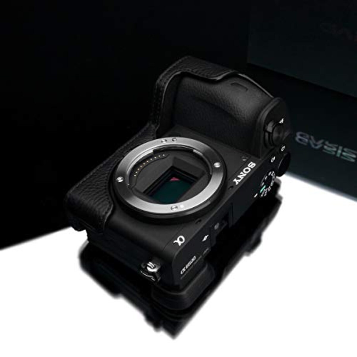  GARIZ SONY α6600 用 本革カメラケース XS-CHA6600BK ブラック画像9 