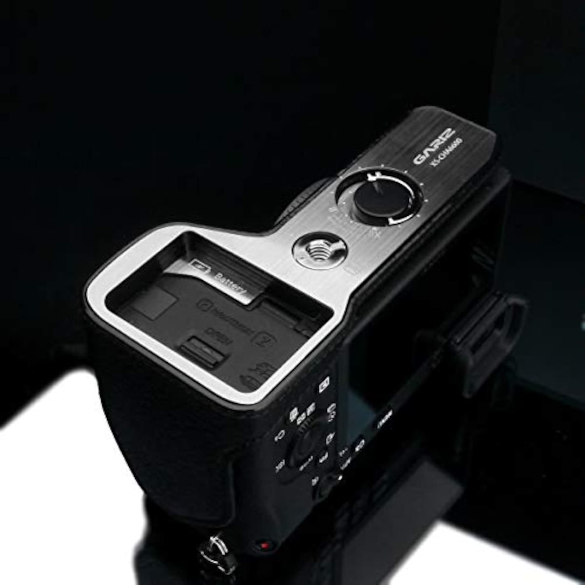  GARIZ SONY α6600 用 本革カメラケース XS-CHA6600BK ブラック画像11 