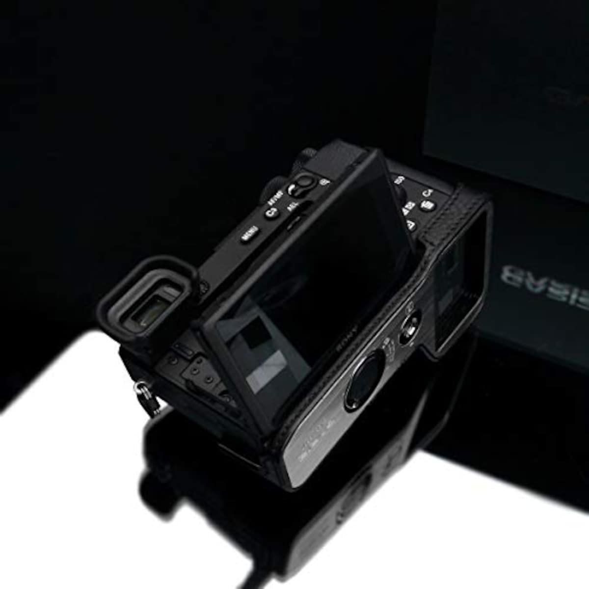  GARIZ SONY α6600 用 本革カメラケース XS-CHA6600BK ブラック画像13 