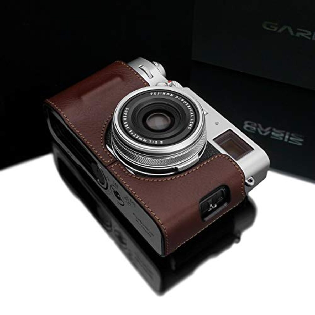  GARIZ FUJIFILM X100V用 本革カメラケース HG-X100VBR ブラウン画像7 