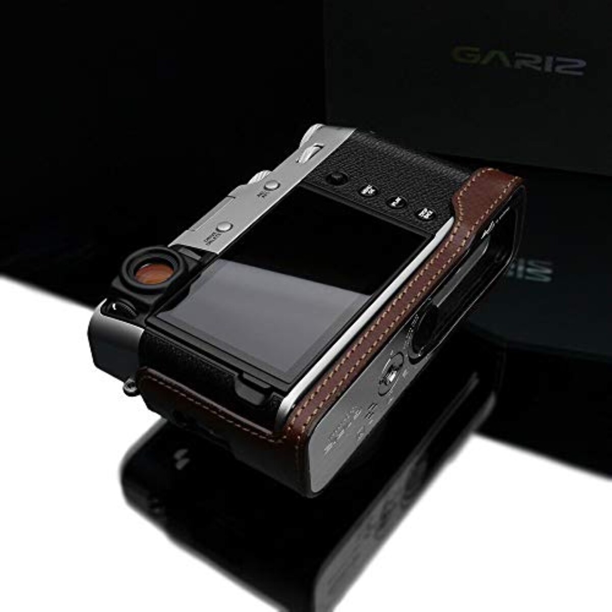  GARIZ FUJIFILM X100V用 本革カメラケース HG-X100VBR ブラウン画像13 