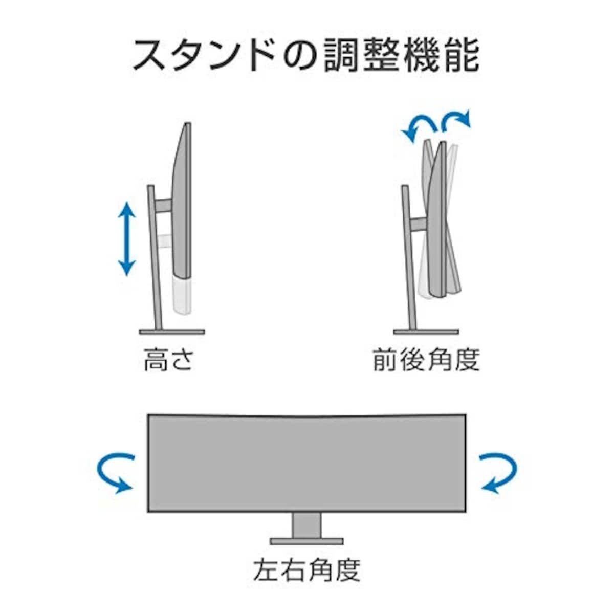  Dell U4919DW 49インチ 曲面 大型モニター ディスプレイ (3年間無輝点交換保証/DualQHD/IPS 非光沢 3800R曲面/USB-C DisplayPort HDMI x2/高さ 傾き調整)画像8 