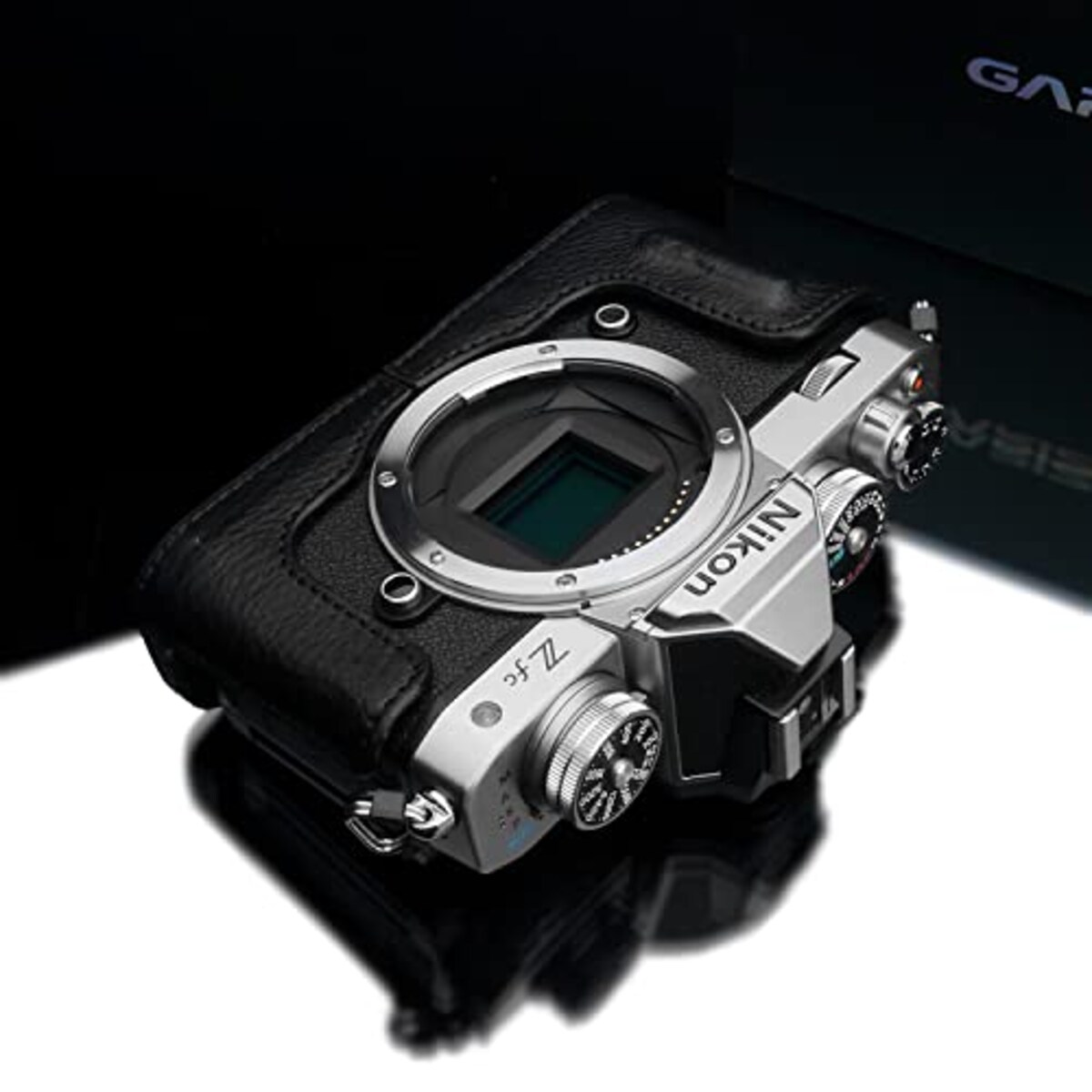  GARIZ Nikon Zfc 用 本革カメラケース HG-ZFCBK ブラック画像7 