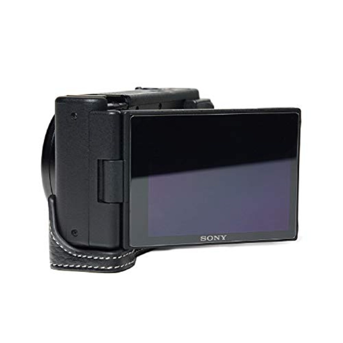  TP Original SONY VLOGCAM ZV-1 用 ボディーハーフケース ブラック画像9 