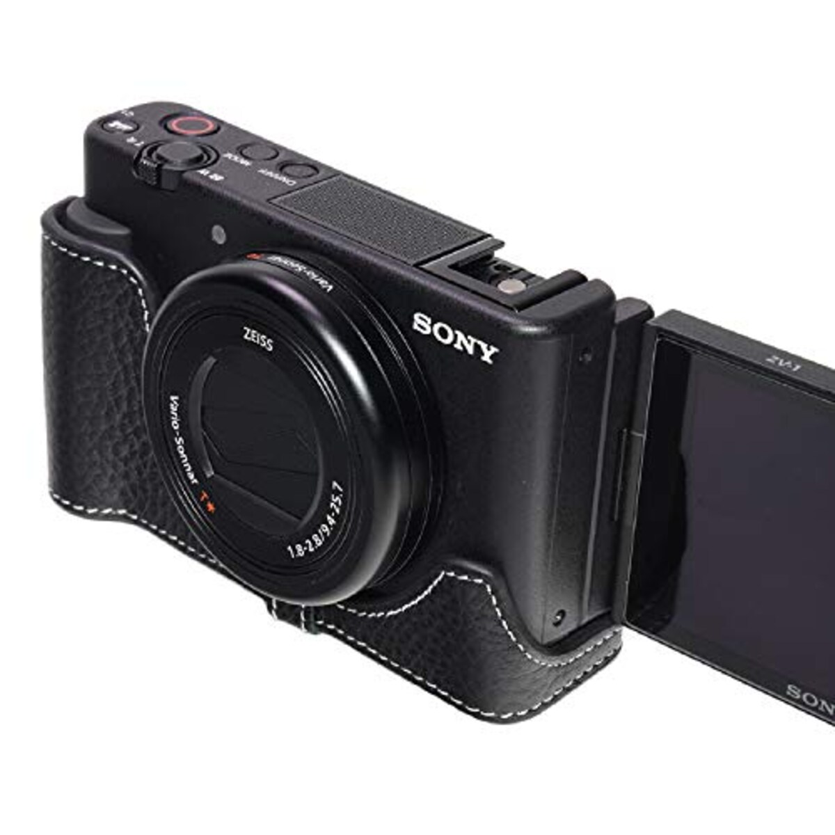  TP Original SONY VLOGCAM ZV-1 用 ボディーハーフケース ブラック画像15 