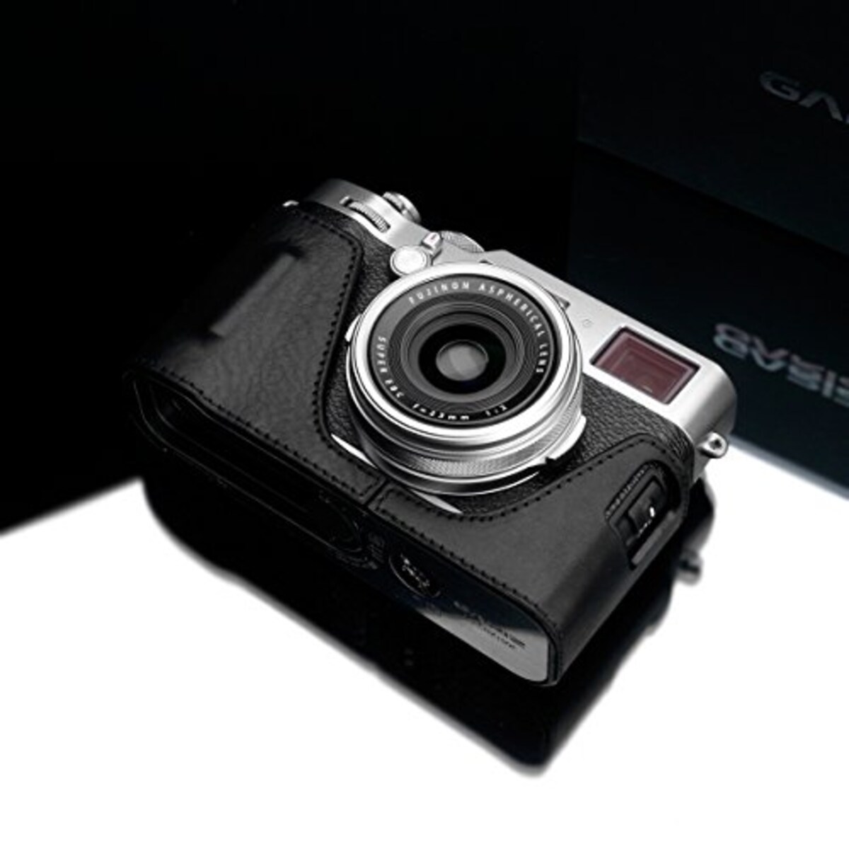  GARIZ FUJIFILM X100F用 本革カメラケース XS-CHX100FBK ブラック画像7 