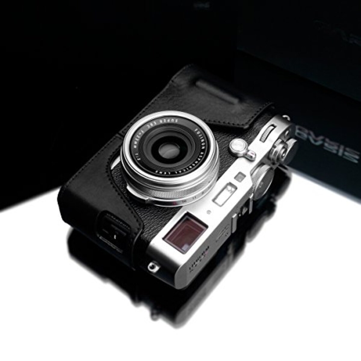  GARIZ FUJIFILM X100F用 本革カメラケース XS-CHX100FBK ブラック画像8 