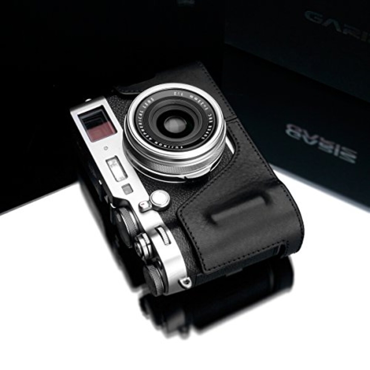  GARIZ FUJIFILM X100F用 本革カメラケース XS-CHX100FBK ブラック画像9 