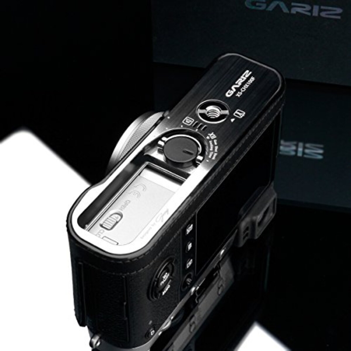  GARIZ FUJIFILM X100F用 本革カメラケース XS-CHX100FBK ブラック画像11 