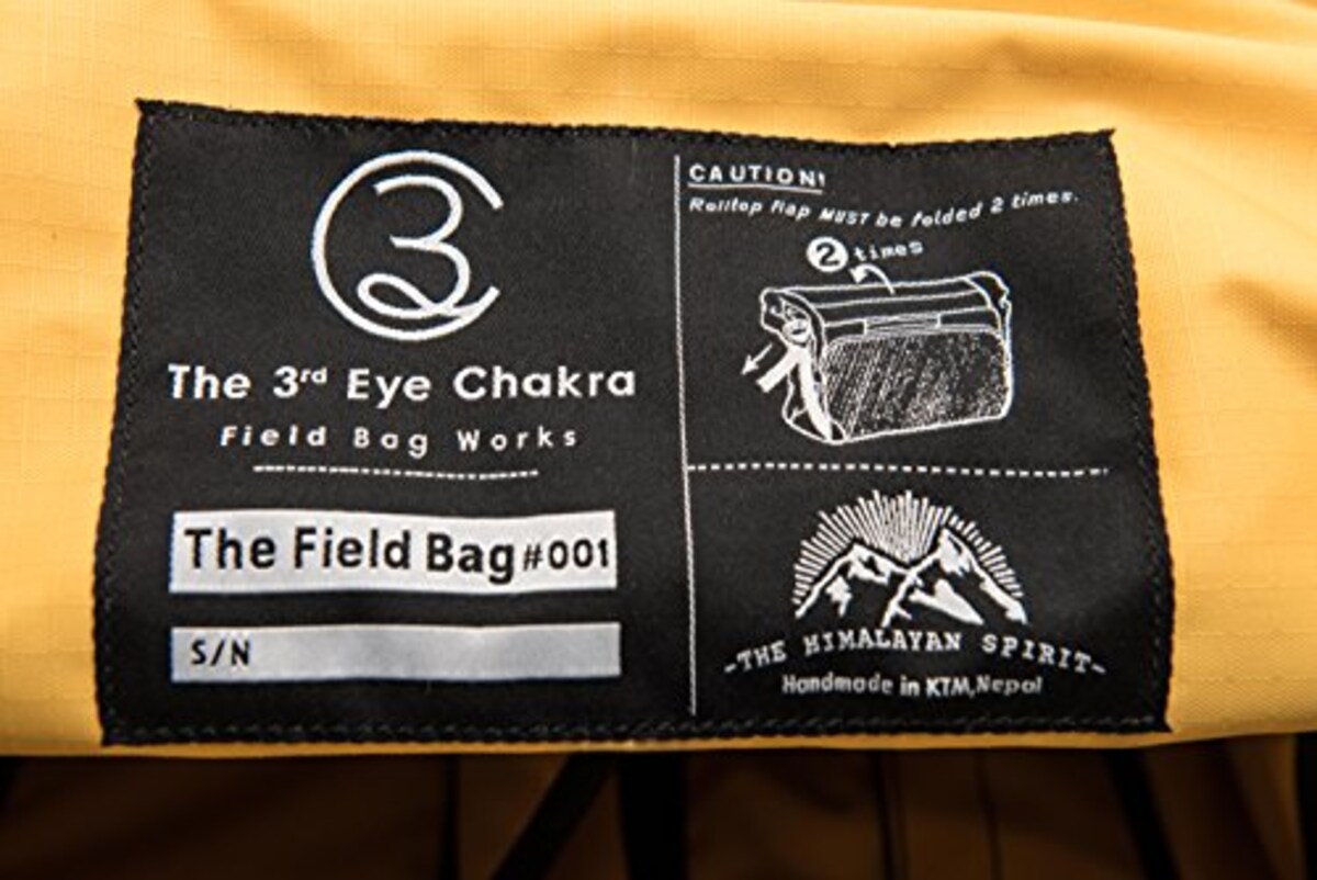  ネパール製 ハンドメイド カメラバッグ 「The Field Bag＃001」 Mサイズ ネイビー (M, ネイビー)画像7 