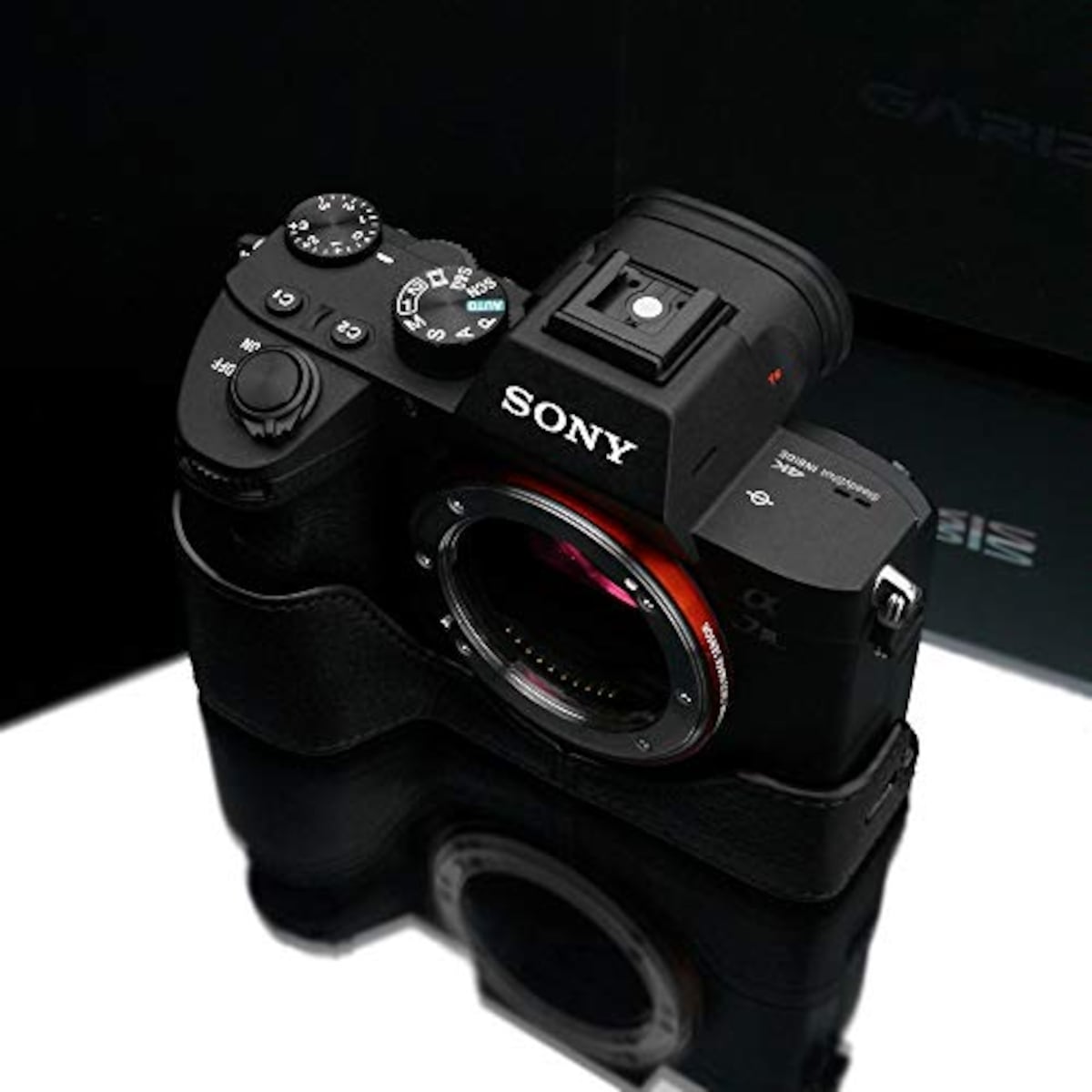  GARIZ SONY α9/α7R III/α7 III 兼用 本革カメラケース XS-CHA7M3BKO ブラック画像5 