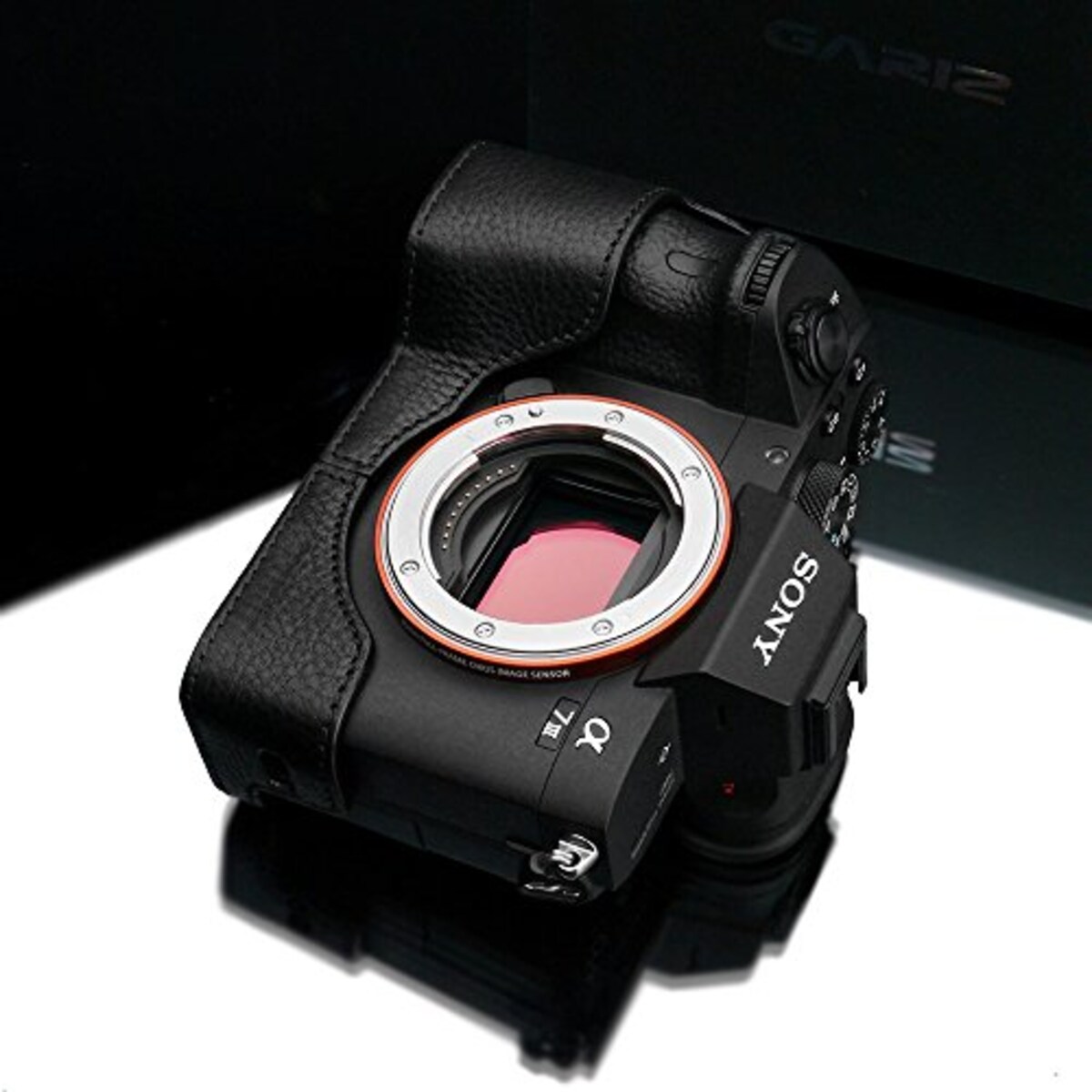  GARIZ SONY α9/α7R III/α7 III 兼用 本革カメラケース XS-CHA7M3BKO ブラック画像8 