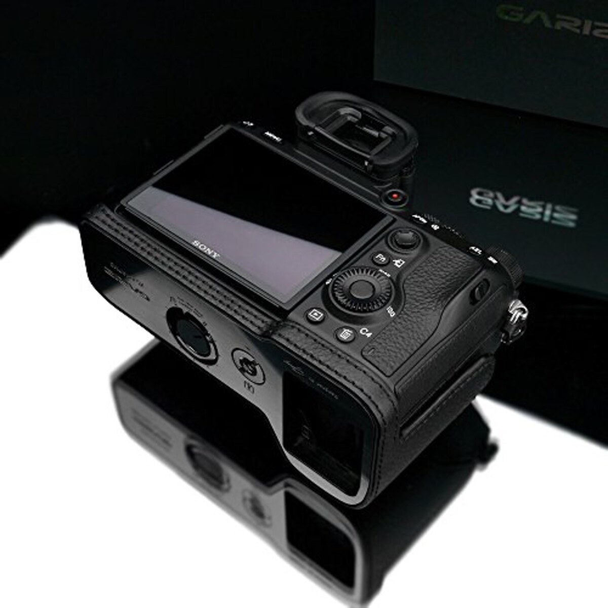  GARIZ SONY α9/α7R III/α7 III 兼用 本革カメラケース XS-CHA7M3BKO ブラック画像12 