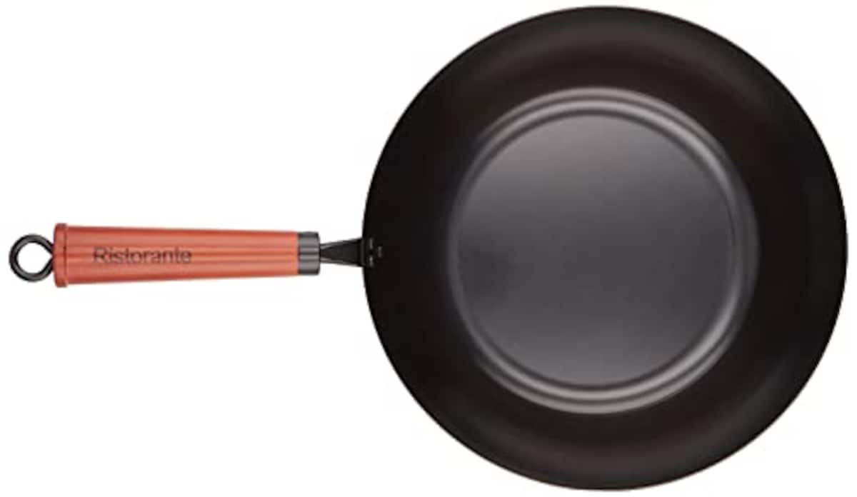  リバティーコーポレーション 鉄製いため鍋 ブラック 26cm リストランテ オール熱源対応 LD-40画像3 