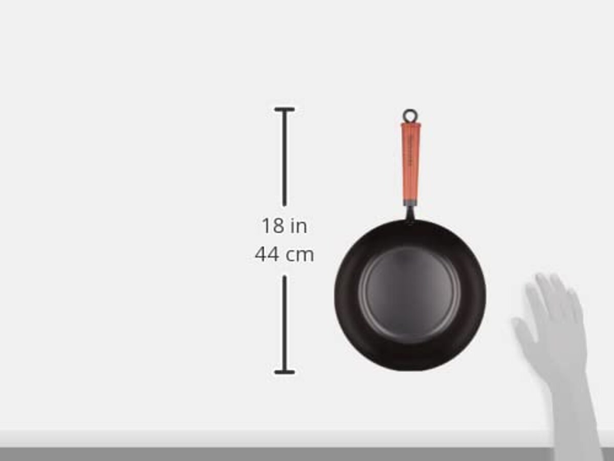  リバティーコーポレーション 鉄製いため鍋 ブラック 26cm リストランテ オール熱源対応 LD-40画像6 