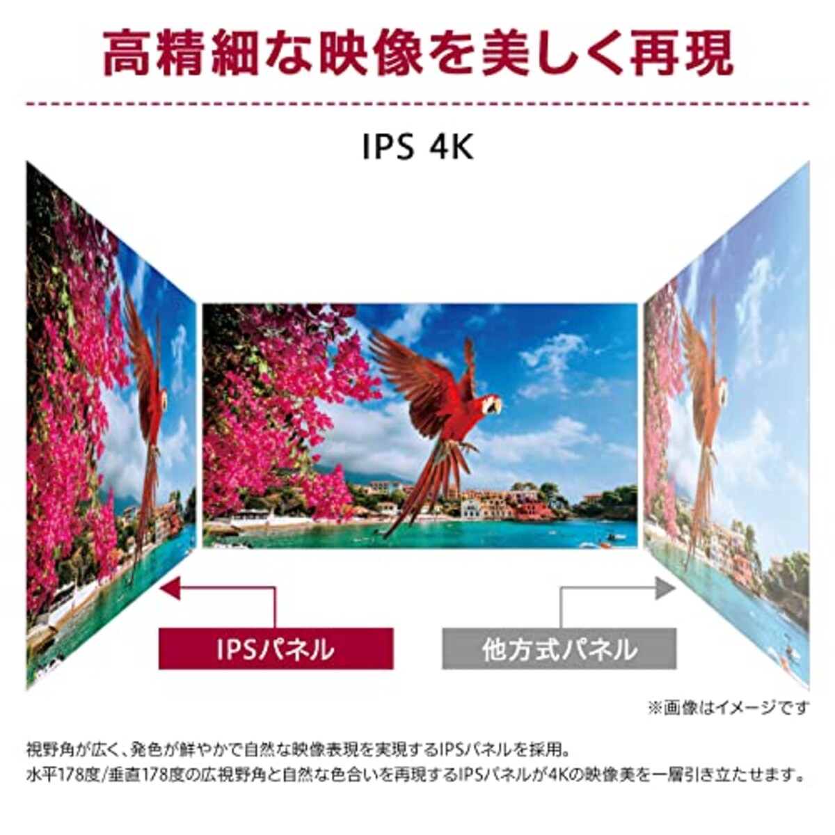  【Amazon.co.jp 限定】LG モニター ディスプレイ 27UP850N-W 27インチ / 4K / DiHDR400 / IPS非光沢/DCI-P3 95% / フリッカーセーフ機能/高さ調節、 ピボット対応/USB Type-C (PD90W)、DP、HDMI×2 / 3年安心・無輝点保証画像2 