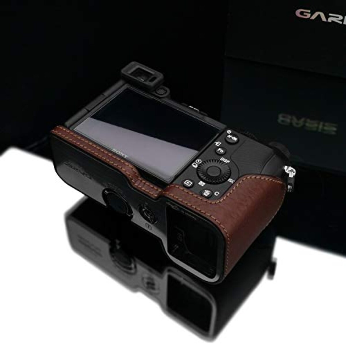  GARIZ SONY α7C 用 本革カメラケース XS-CHA7CBR ブラウン画像12 