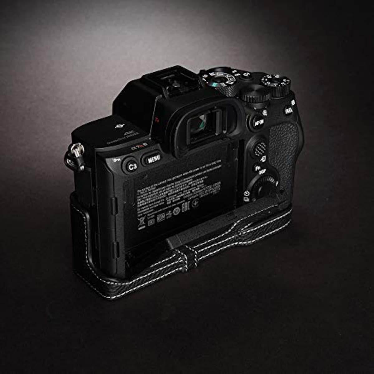  TP Original SONY α7R IV 用 ボディーハーフケース ブラック TB06A7M4-BK画像7 