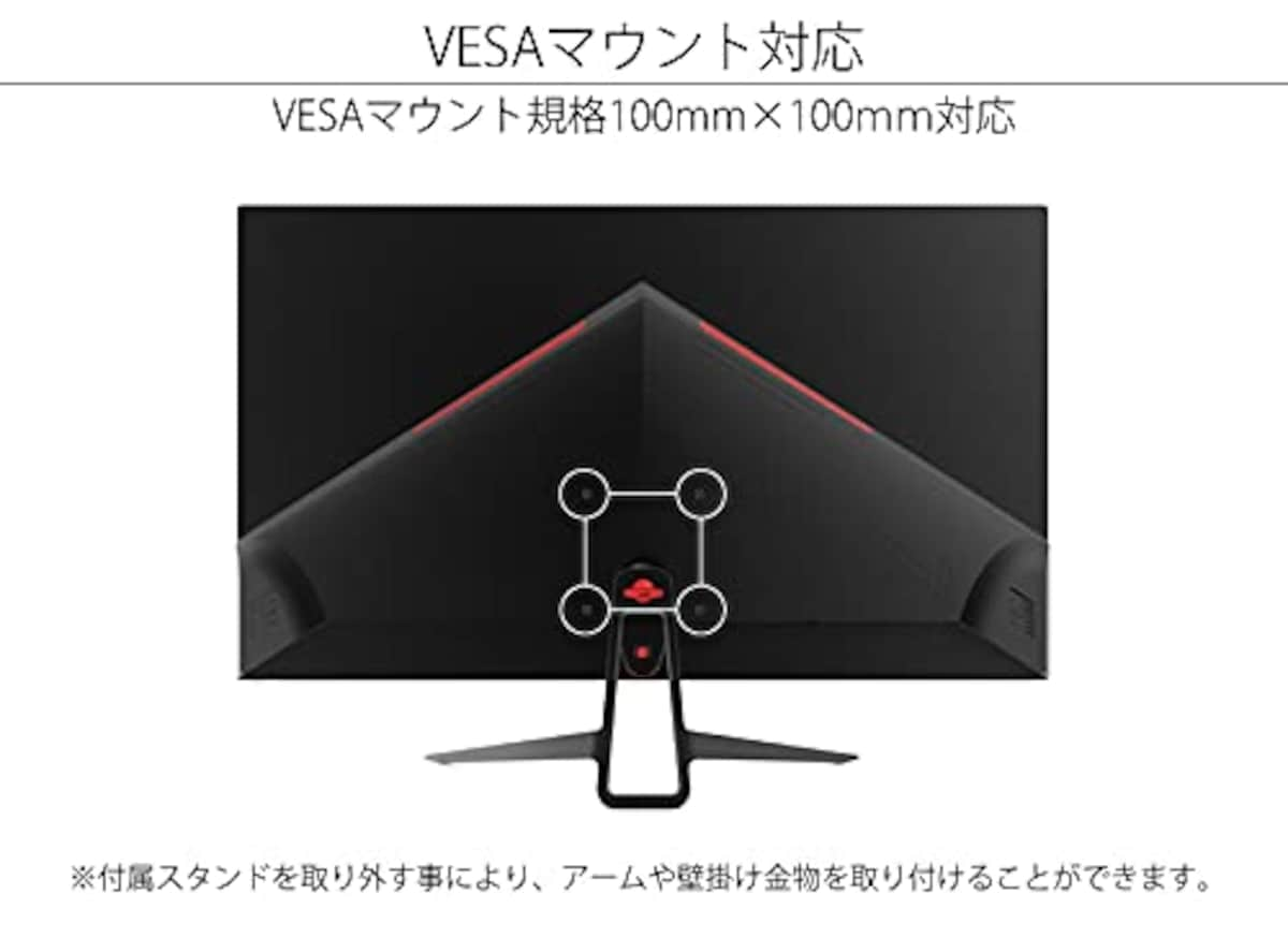  31.5型 165Hz対応ゲーミングモニター JN-315MV165FHD HDMI DP画像6 